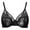 Black, variant on MELENECA Women's Full Coverage No Padding Plus Size Minimizer Underwire Bra Beige 42E