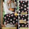 thumbnail image 5 of Pioneer Flower Floral Print Pattern Round Tablecloth 60 X 60 Inch, Wrinkle Resistant Wipeable Table Cloth for Kitchen Dining Picnic Patio Party, 5 of 6