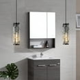 thumbnail image 3 of LMQNINE K9 Crystal Pendant Light,Adjustable Ceiling Light for Kitchen Island,Bedroom,Dining Room,E26 Base Black,1-Pack, 3 of 8