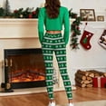 thumbnail image 5 of Gamivast Christmas Leggings for Women High Waist Striped Stretchy Funny Xmas Pants Holiday Pull on Workout Running Gym Leggings Party Full Length Loungewear Running Outfit, 5 of 6
