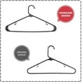 ACSTEP Plastic Hangers with Hooks, Plastic Clothes Hangers for Space Saving,Durable,60 Pack