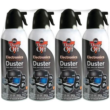 Dust-Off DPSXL4A 10oz Electronics Dusters, 4 pk (Best Way To Dust Computer)