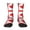 2 Black-2, variant on Womens Funny Socks Canada Us Friendship Flag Combination Printed Patterned Socks Novelty Socks