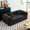 Black, variant on YINIX 62.9" Sleeper Sofa with Two Pillows, Comfy Modular Convertable Sofa Couch for Living Room, Small Spaces, Green