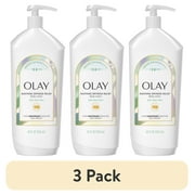 (3 pack) Olay Soothing Dryness Relief Hydrating Body Lotion with Aloe Vera, 18 fl oz