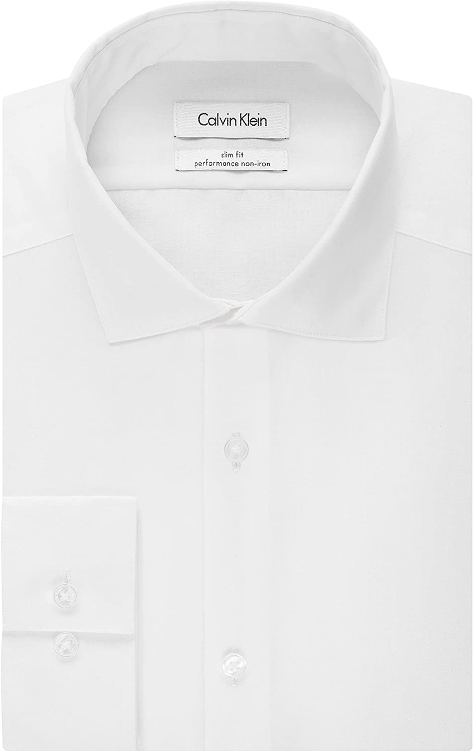 Calvin Klein Men's Non Iron Slim Fit 