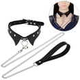 thumbnail image 1 of Choker Chain Leash Adjustable Creative Ring Choker Necklace Punk Choker Collar, 1 of 10
