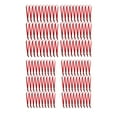 thumbnail image 2 of 120 Pcs Christmas Hangers Ribbons 10" Velvet Christmas Tree Hanging Strings Ornament Ribbon Strap Loops Velvet Ribbon Hangers for Garland Decoration (Red), 2 of 7