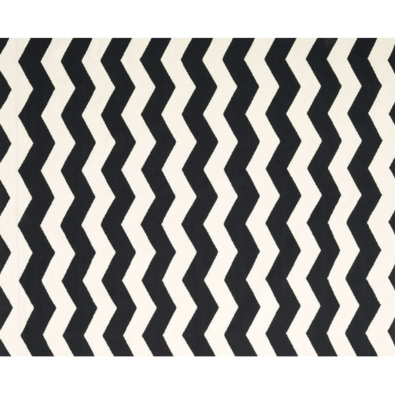 Ahgly Company Machine Washable Indoor Rectangle Contemporary Charcoal Black Area Rugs, 5' x 8'