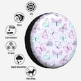 thumbnail image 6 of Kdxio Purple Butterfly for Tire Cover Wheel Protectors Tyre Covers Weatherproof Wheel Covers Universal Fit for Trailer Rv SUV Truck Camper Travel Trailers 14 inch, 6 of 8
