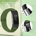 thumbnail image 6 of Elastic Bands Compatible with Charge 2 Band, Solo Loop Stretchy Nylon Wriststrap for Charge 2 Women Men, 6 of 8