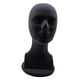 thumbnail image 3 of 2x Cabeza De Maniquí De Espuma Para Hombre Modelo De Sombrero Soporte De Exhibición Negro Práctico Altura 32 Cm, 3 of 8