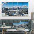 thumbnail image 1 of Austrian Alps Winter Panorama - Landscape Canvas Art Print, 1 of 3