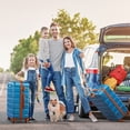 thumbnail image 6 of Gowill 5 Piece Luggage Sets,20/24/28 inch Hardside Lightweight ABS Suitcase With Expandable Duffle Bag (Sky Blue Tan), 6 of 13