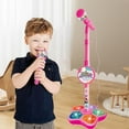 thumbnail image 4 of ChicYu Childrens Microphone Toy with Dazzling Lights Boys Girls Microphone Stand Play Songs Singing Performance Toy, 4 of 5
