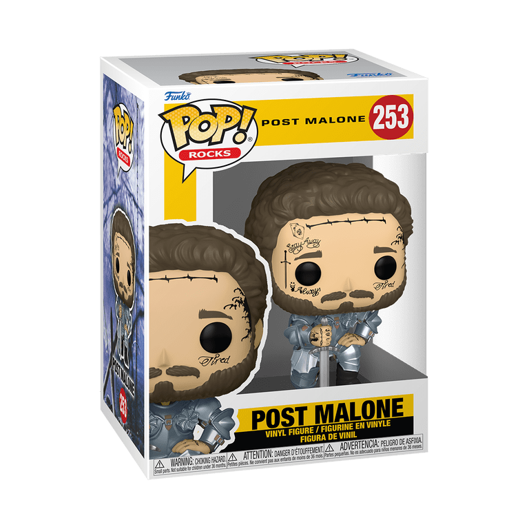 Funko Pop! Rocks: 4-Inch Knight Post Malone Vinyl Figure for Music