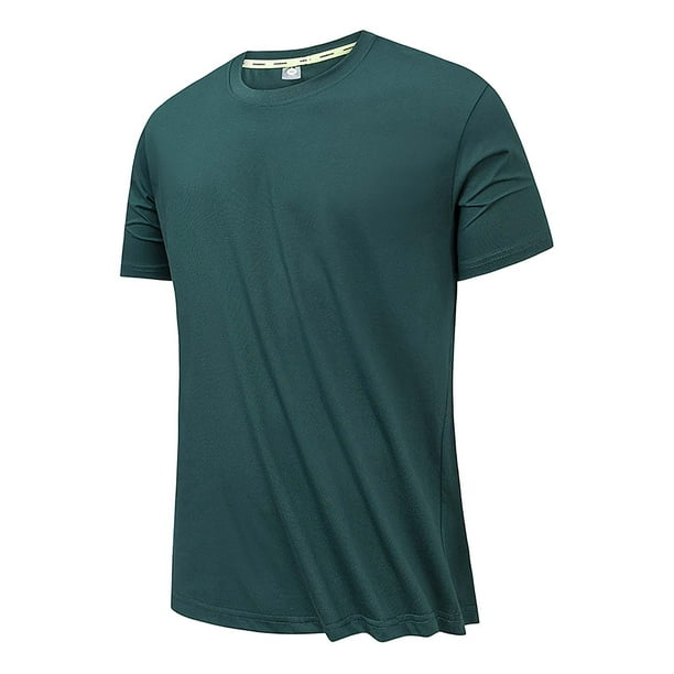 Our Most Comfortable T Shirt Men Baggy Solid Color Top Shirt