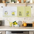 thumbnail image 3 of Freaki 4 Pcs Lemon Kitchen Towels Dish Towels, Lemon Kitchen Decor Farmhouse Kitchen Towels, Absorbent Hand Polyester Towel for Kitchen Dishes Tea Towels, 24 x 16 Inches, 3 of 8