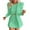 Mint Green, variant on Tauxra Skirts for Women,Suit for Women,Women's Print Blazer Set,Short Sleeve Turn Down Collar Short Skirt Suit,Skirts for Women Short