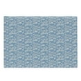 thumbnail image 1 of Blue and White Cutting Board, Illustration Flourishing Garden Flowers Pattern in Vintage Style, Decorative Tempered Glass Cutting and Serving Board, Large Size, Blue White, by Ambesonne, 1 of 1