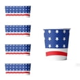 thumbnail image 2 of Votnto 24pcs Patriotic Disposable Paper Plates & Cups Set, 4th of July USA Flag Tableware for 24 Guests, Independence Day, Memorial Day BBQ & Party Supplies, 2 of 6