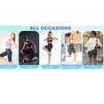 thumbnail image 3 of WEHUSE Biker Yoga Shorts with Pockets for Women, High Waisted Athletic Running Workout Gym Shorts Tummy Control, 3 of 4