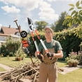 thumbnail image 3 of 27 to 38 inch telescopic loppers heavy duty tree cutter extendable branch trimmer with ergonomic handle, 3 of 10