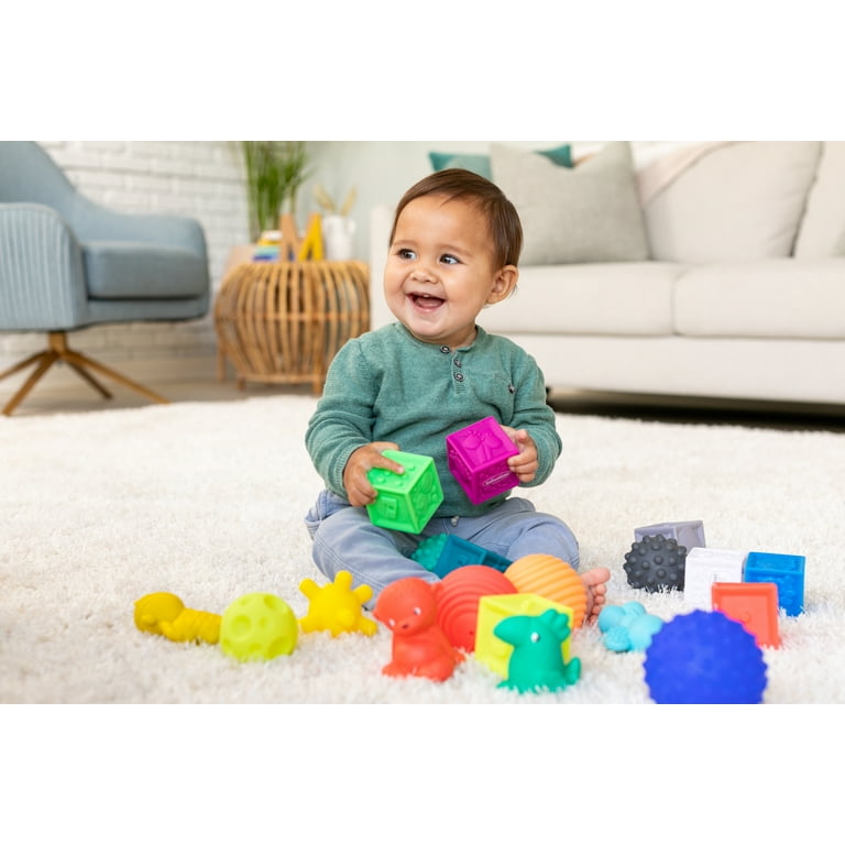Infantino Sensory Balls Blocks Animal Buddies 6 12 Months 20