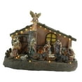 thumbnail image 1 of Adorno de pesebre artesanal, adorno iluminado para casa, decoración de mesa con música para apartamento, cafetería, hogar, regalo, sala de estudio, 1 of 9