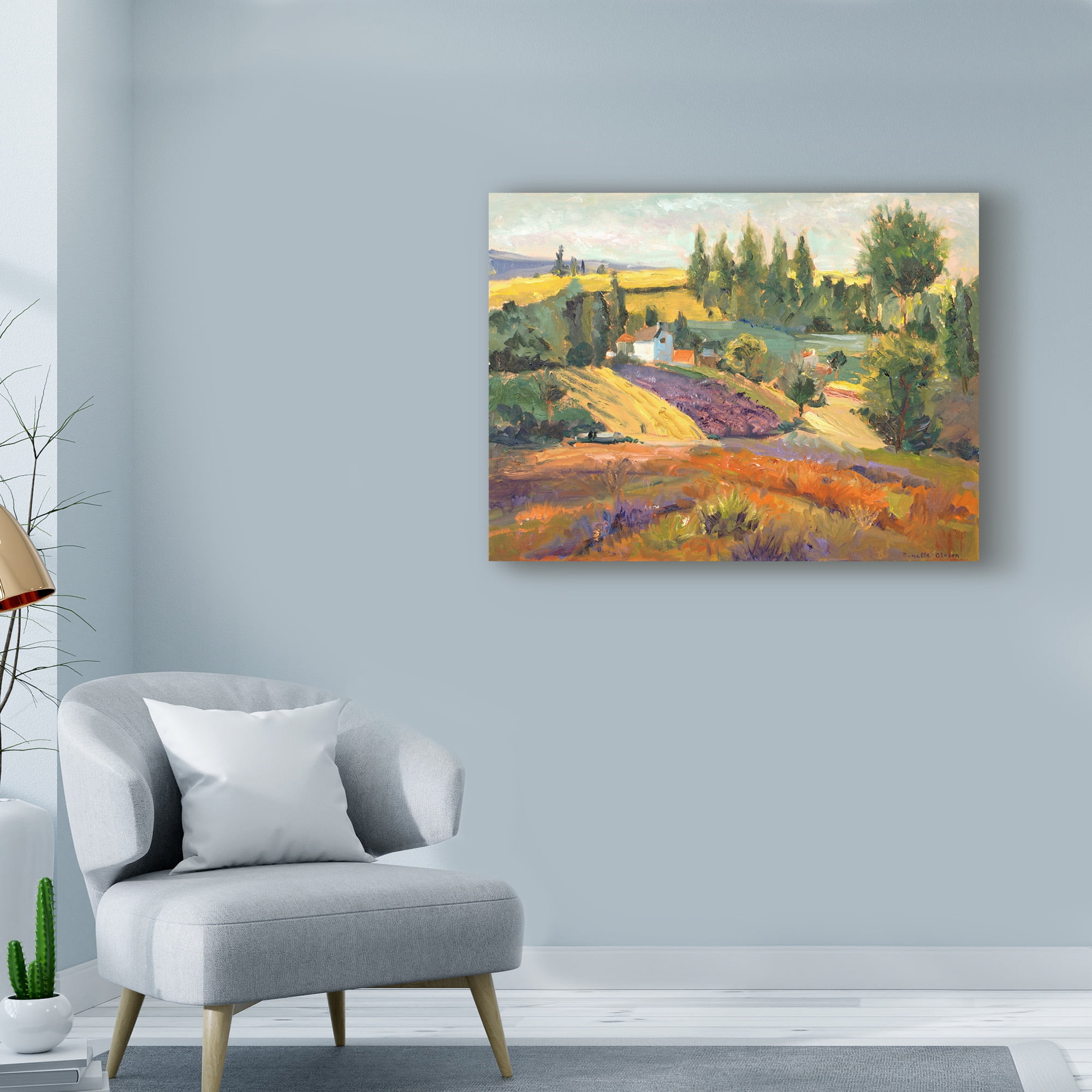 Trademark Fine Art 'NC Vineyard Tapestry II' Canvas Art by Nanette Oleson