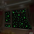 thumbnail image 4 of Gwong Decoración hogareña 457PCS resplandor en las estrellas oscuras Etiqueta de la pared Luminosa Calcomanía de los niños Decoración de viveros Gwong 21035017, 4 of 6