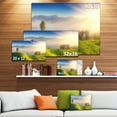 thumbnail image 3 of Morning Mist over Mountain Village - Extra Large Landscape Canvas Art Print, 3 of 4