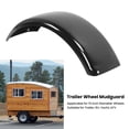 thumbnail image 4 of 13in Trailer Mudguard, Metal Trailer Wheel Mudguard Protective Black High Performance  for RV Yacht ATV, 4 of 7