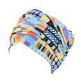 thumbnail image 2 of Women African Style Print Scarf Hat Wrap Head Hat Elastic Cotton Ethnic Headwrap, 2 of 7