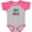 Baseball Heather and Hot Pink, variant on Inktastic Hold Your Horses Boys or Girls Baby Bodysuit