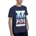 thumbnail image 2 of Bingfone Cute Gnomes In Usa Men'S Loose Fit Short-Sleeve Pocket T-Shirt, 2 of 7