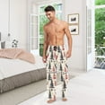 thumbnail image 6 of FORMRS Mens Pajama Pants with Pockets Soft Cotton Sleepwear Lounge Bottoms, Sizes S-2XL, Red Deer, 6 of 7