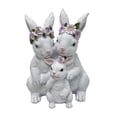 thumbnail image 2 of Figura de conejo de Pascua, estatua de conejo, hermosa pieza coleccionable para centro de mesa de Pascua Familia, 2 of 9