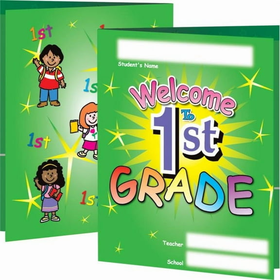 Welcome To First Grade Folders - 12 folders
