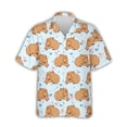 thumbnail image 4 of Las más nuevas camisetas gráficas de capibara para hombres, ropa con estampado 3D, camisa hawaiana de playa Aloha, blusa de manga corta Y2k linda para niños, blusa con solapa, 4 of 5