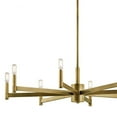 thumbnail image 3 of Wagon Wheel 8-Light Chandelier with Candle-Style Bulb Base 35.5 inches W X 9.25 inches H-Black Finish Bailey Street Home 147-Bel-4187317, 3 of 10