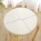 thumbnail image 5 of Taburete redondo de madera maciza con cojín para silla, cojín grueso para las cuatro estaciones, cojín redondo de esponja para asiento de taburete, cojín grueso, 5 of 6
