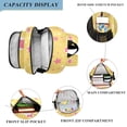 thumbnail image 3 of FORMRS Unisex School Backpack 17" Student Travel Bag with Laptop Compartment, Yellow Stars, 3 of 7