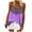 Purple, variant on Trendy Tank Tops for Women Spaghetti Strap Backless Marble Print Vest Shirt Casual Crewneck Sleeveless Soft Fit Blouses