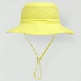 thumbnail image 4 of Coerni Kids Bucket Hats for Boys Girls Summer Beach Hat Baby Sun Hat UPF 50+ Wide Brim Caps Toddler Adjustable Sun Visor 1-3 Years, 4 of 4