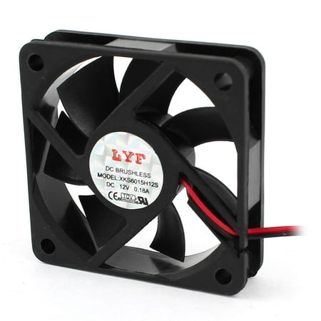 Unique Bargains DC 12V 60mm PC Chassis Computer Case CPU Cooling Fan Cooler (Best 60mm Case Fan)