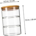 thumbnail image 3 of Glass Jar Fresh Bowl Salad Container, Lidded for Fridge Storage, Storage Rack, By Kingtowag, 3 of 4