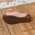 thumbnail image 5 of Wensltd Womens Orthopedic Sandals Comfortable Solid Color Thick Sole Wedge Sandals Summer Casual and Fashionable Pink, 5 of 9