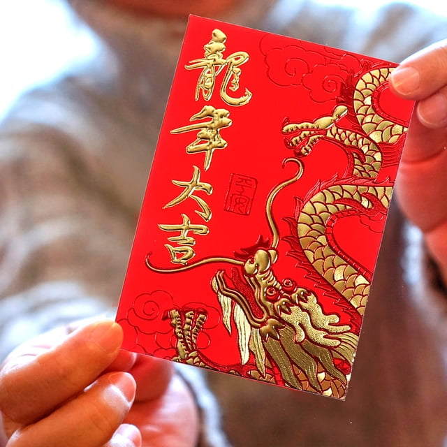 Moluckfu 60Ud Sobres De Papel Para Año Chino Con Tradicional Y