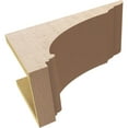 thumbnail image 6 of 8"W x 16"D x 8"H Wide Hughes Rough Cedar Woodgrain TimberThane Corbel, Primed Tan, 6 of 6